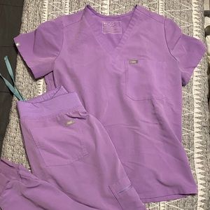 Purple figs scrubs. Size small joggers